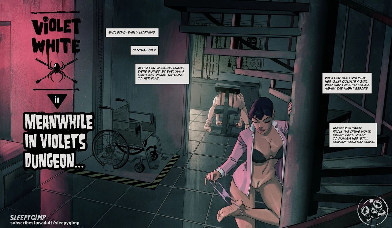 Meanwhile in Violet's Dungeon... page 1 full