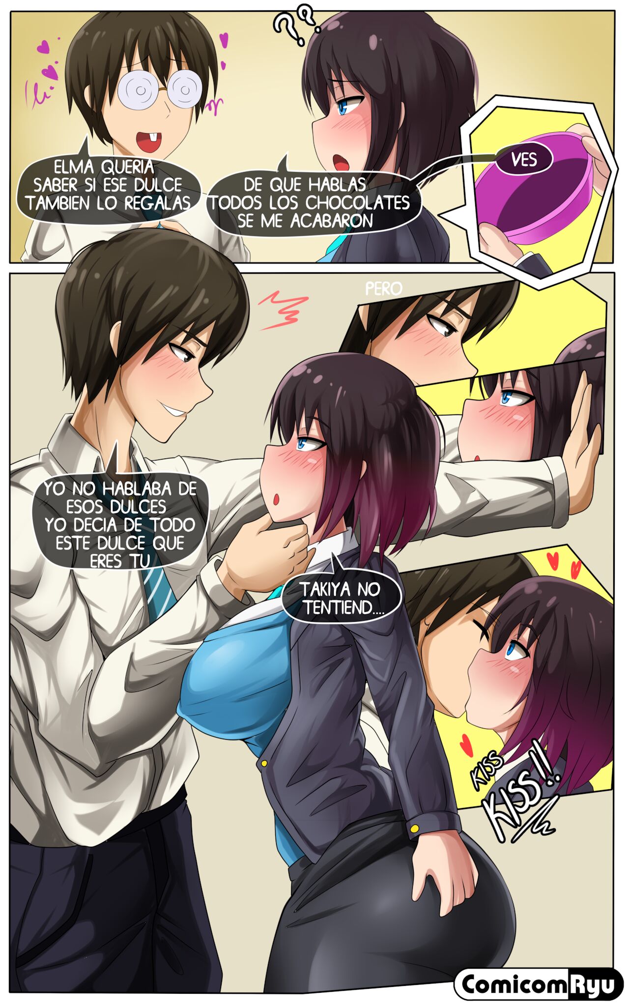 Elma en la oficina - Page 7 - IMHentai