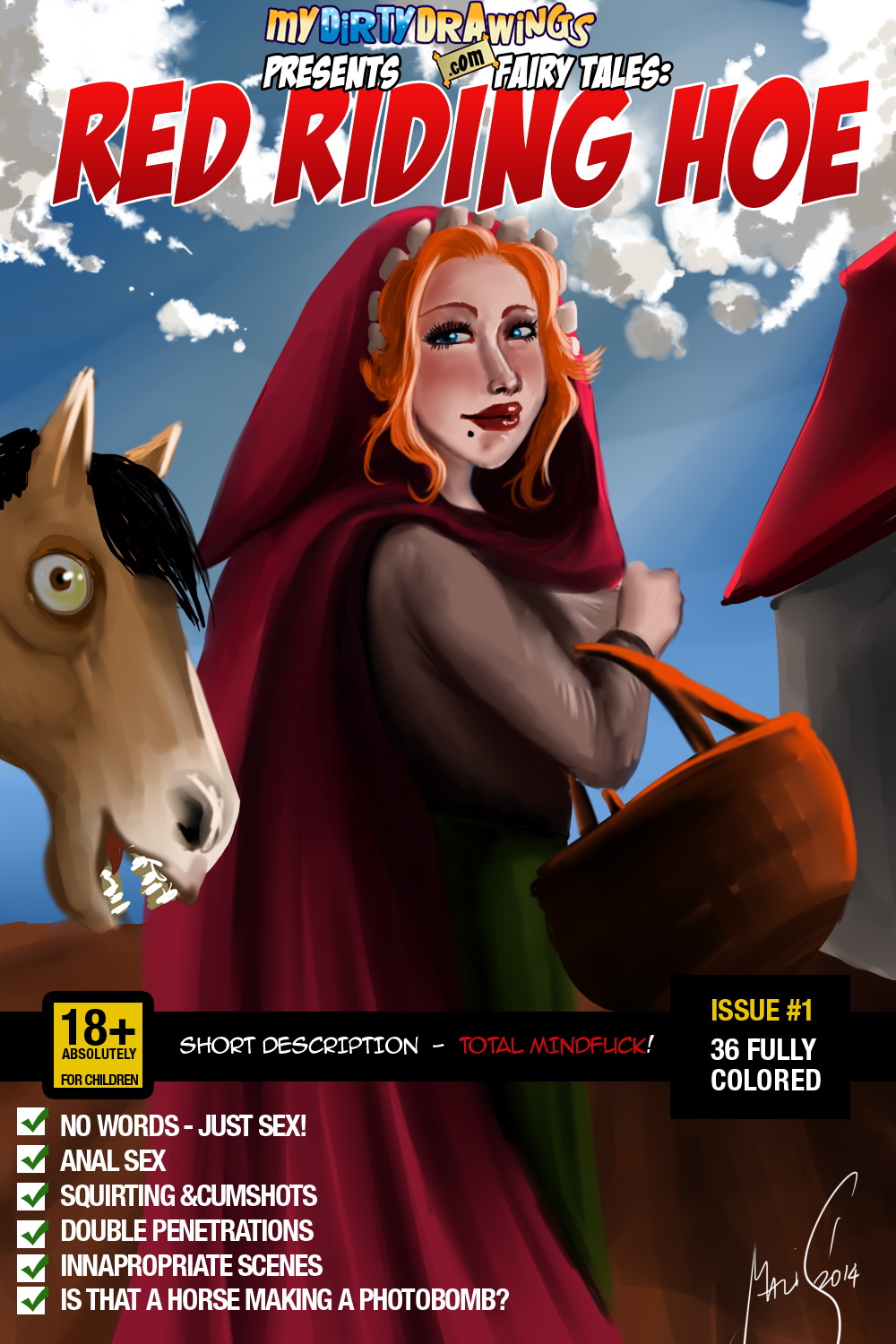 MyDirtyDrawings - Red Riding Hoe page 1 full