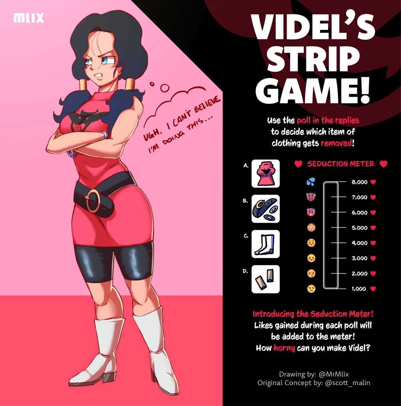 Videl's Strip Game page 1 full