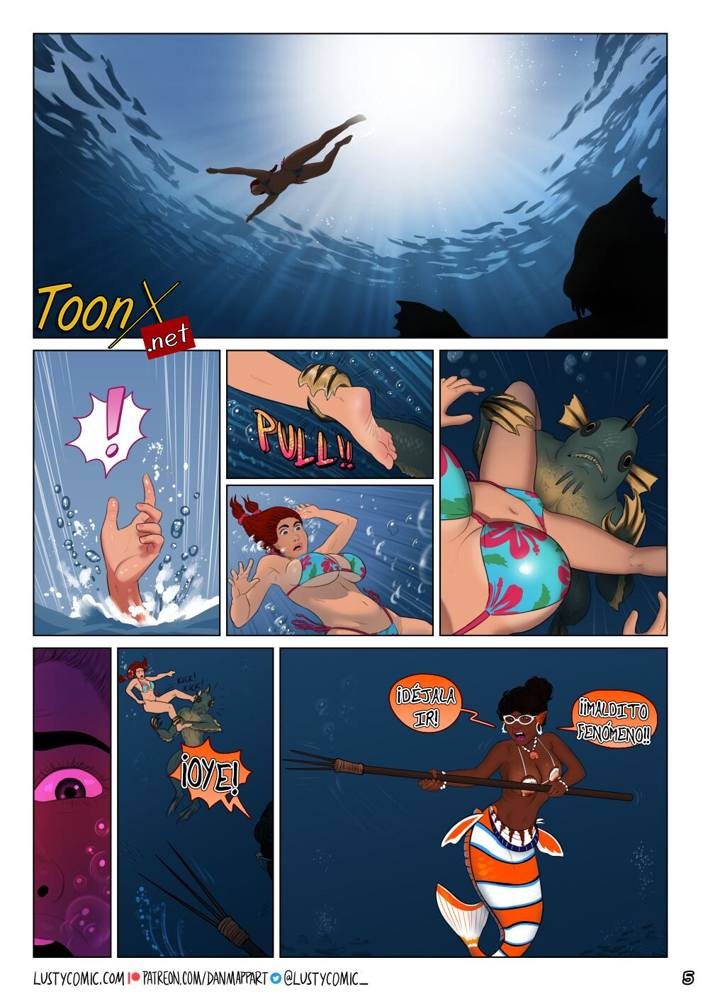 Lusty and the Mermaid page 5 full