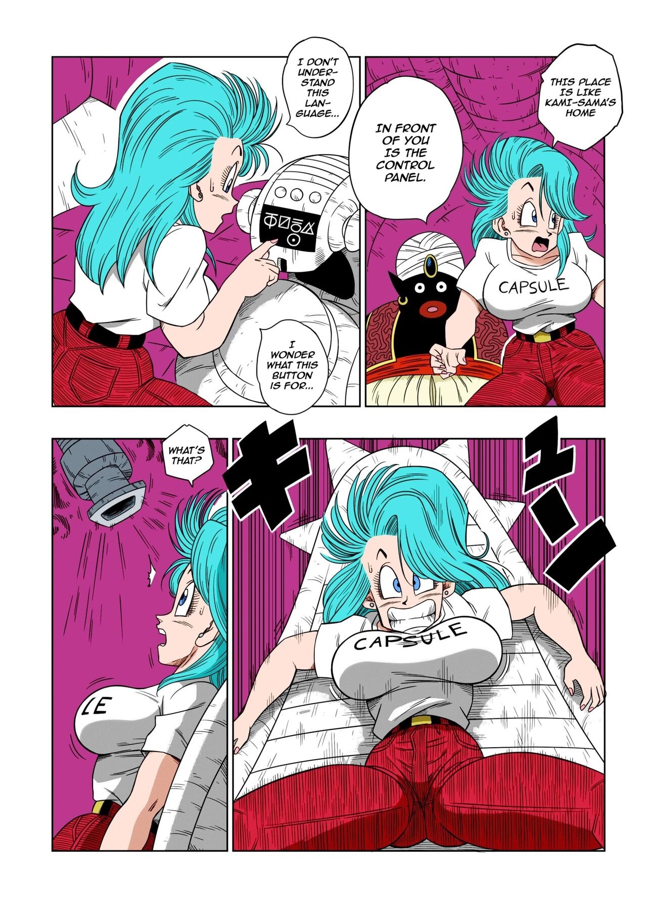 Dagon Ball - Bulma Meets Mr. Popo - Sex Inside the Mysterious Spaceship -  Page 5 - IMHentai