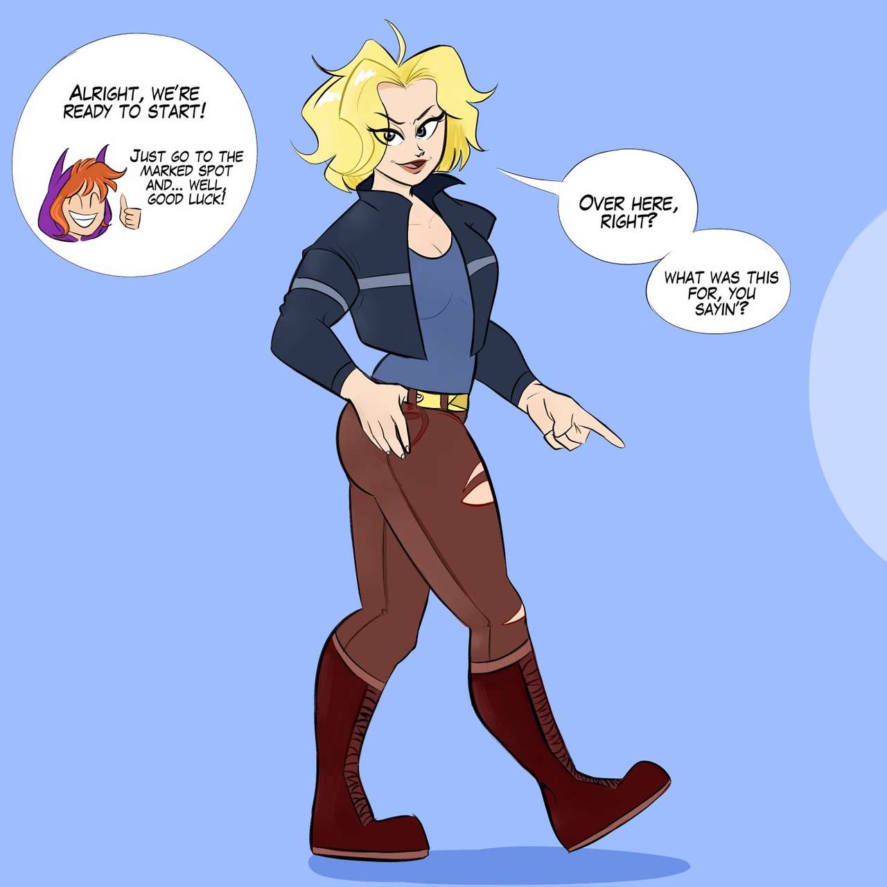 DC SuperHero Girls Stripgames page 1 full