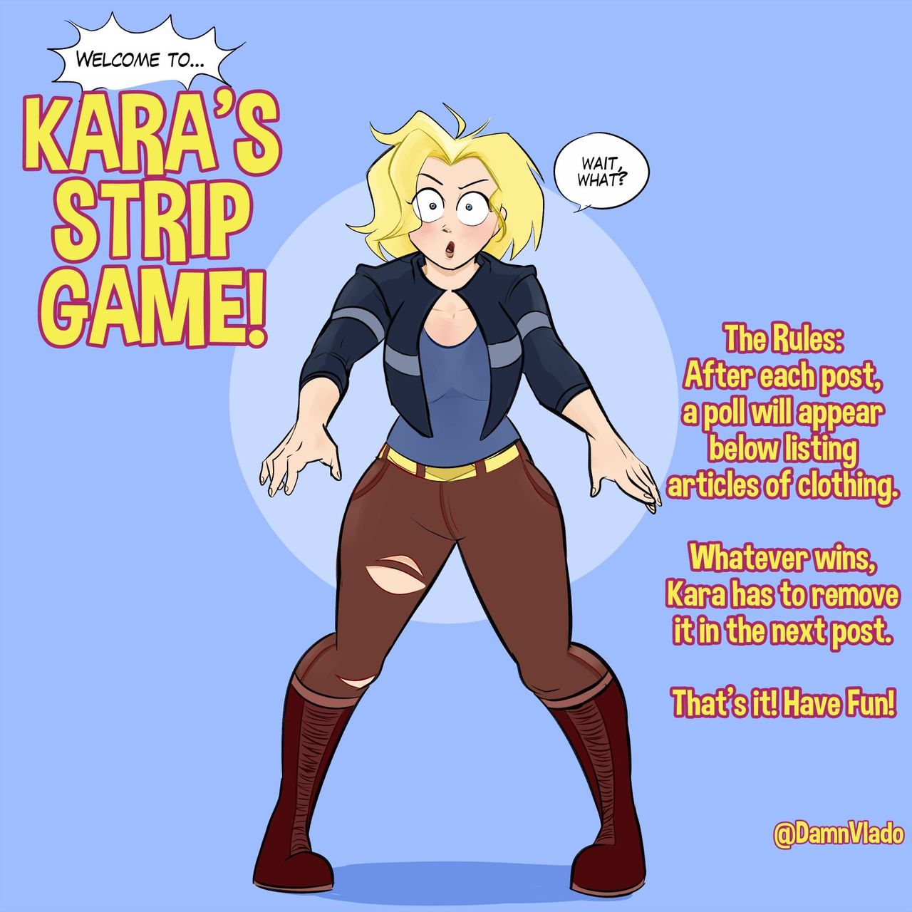 DC SuperHero Girls Stripgames page 2 full