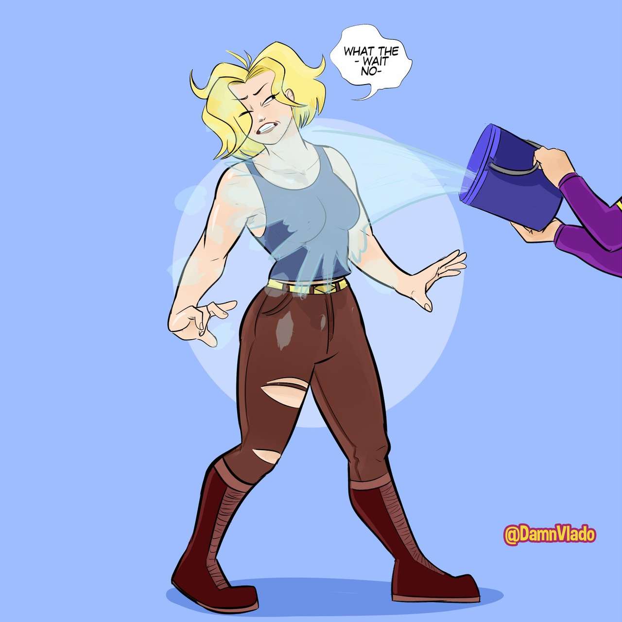 DC SuperHero Girls Stripgames page 6 full