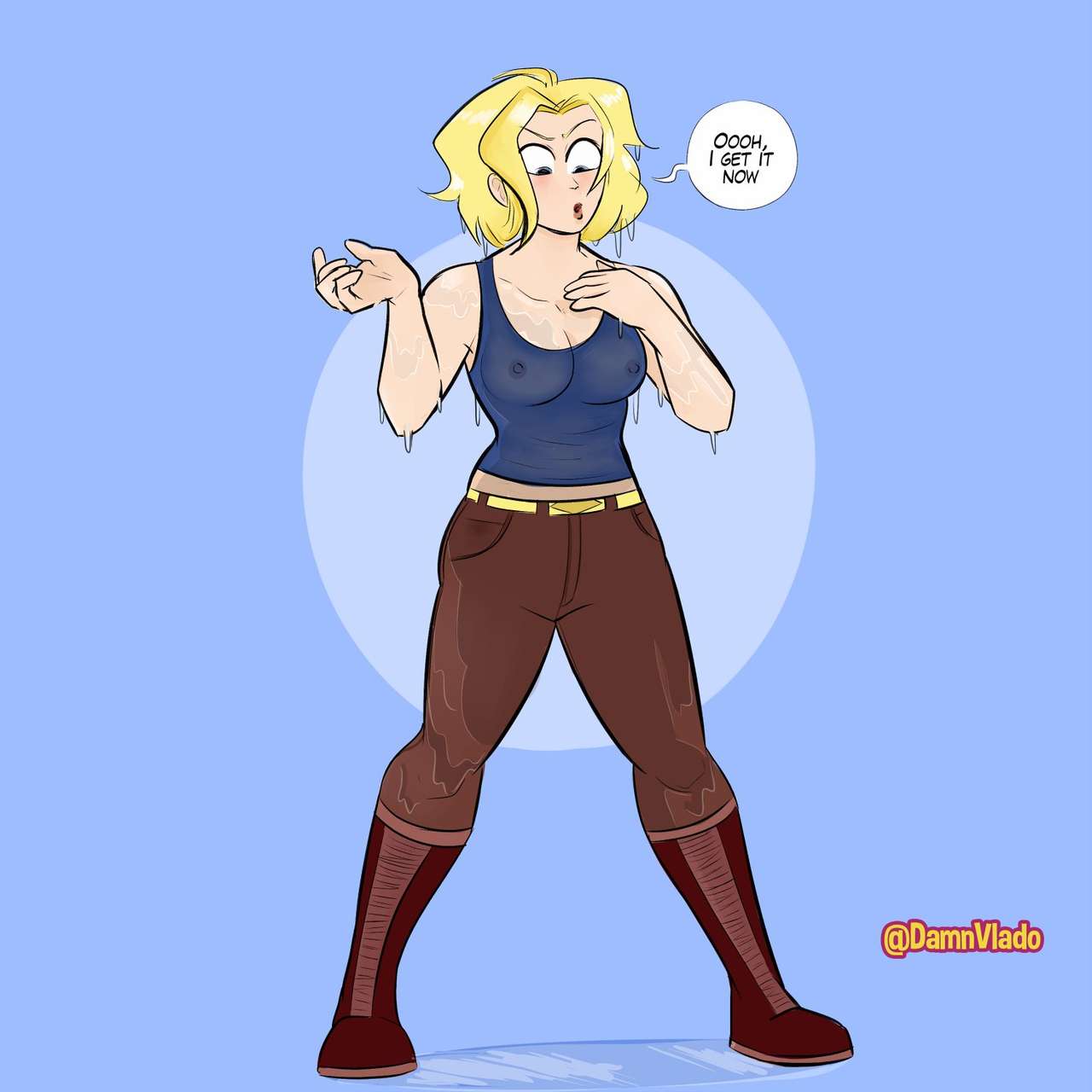 DC SuperHero Girls Stripgames page 7 full