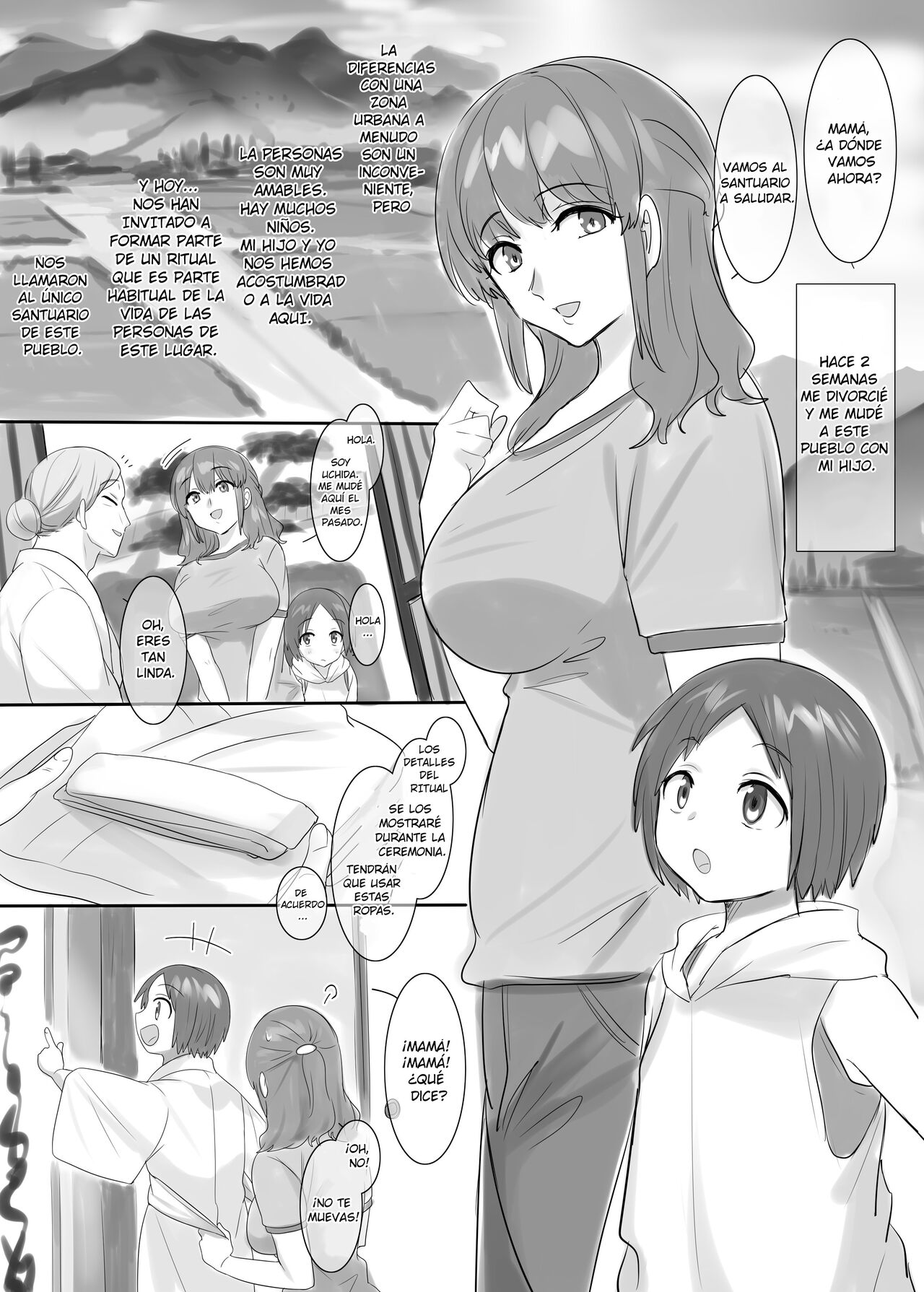 ■■■ Mura <Nyuuson no Gishiki> | Pueblo <Ritual de ingreso> page 1 full