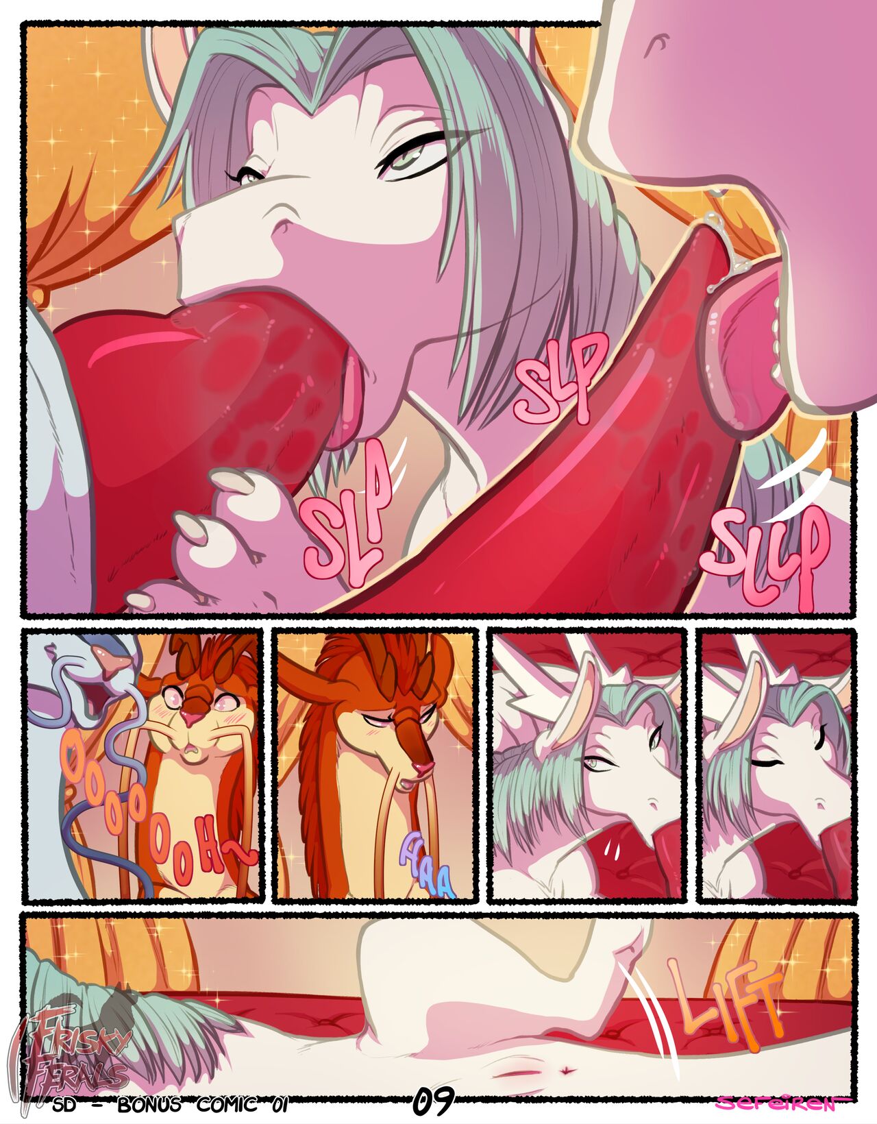 Frisky Ferals - Something Different Bonus Comic page 8 full