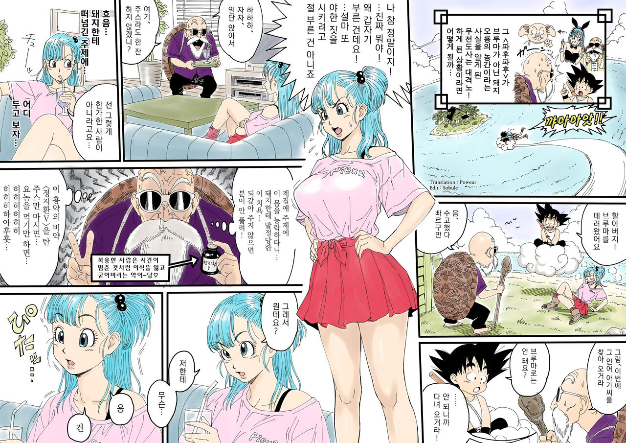 Bulma ✕ Kame-Sennin Last page 1 full
