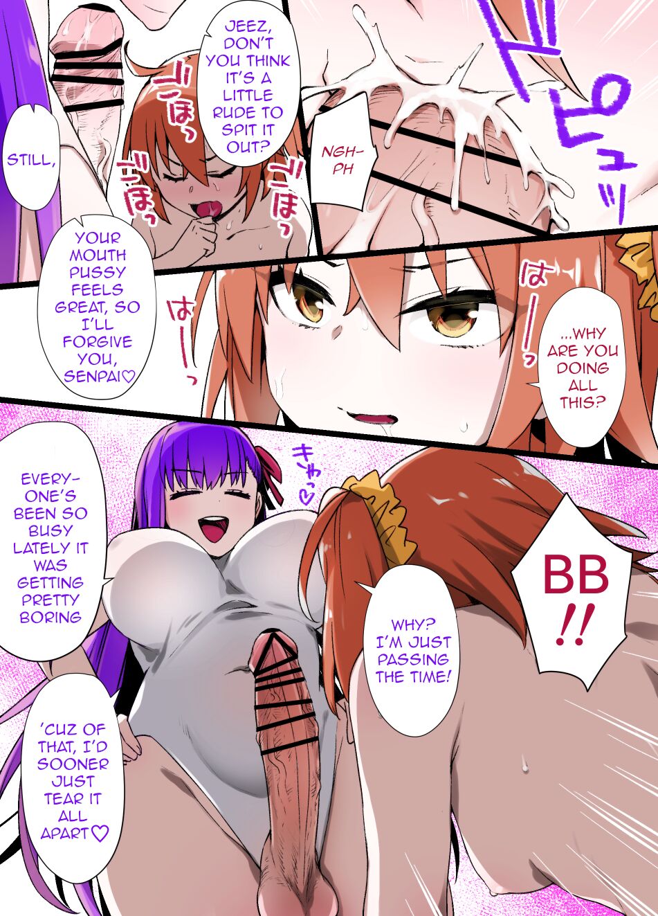A manga where Futanari BB brainwashes Chaldea page 1 full