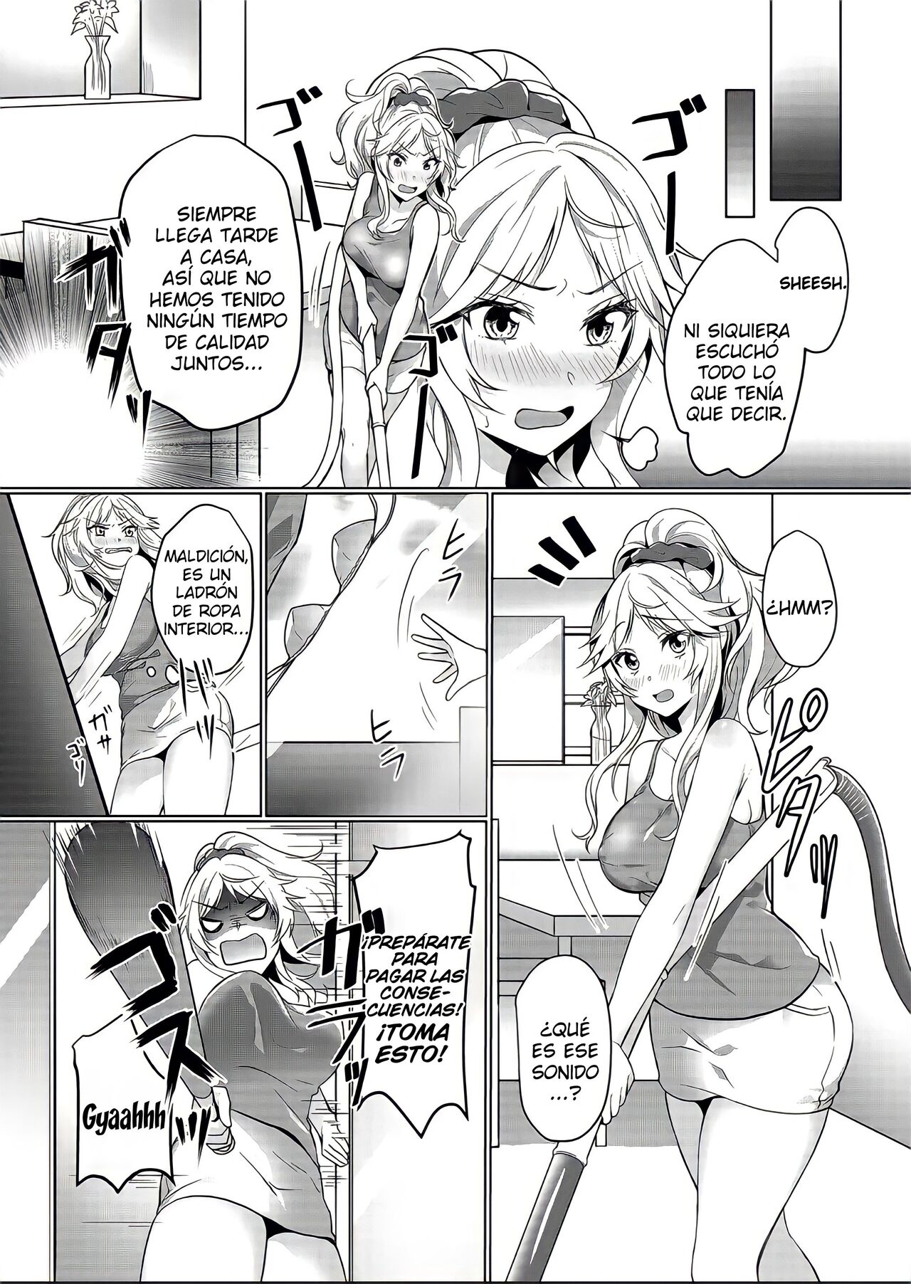 Junyuuchuu no Yanmama ni Pakopako Tanetsuke!! ~ Sonna ni Dasaretara Milk ga Afurechau! 1 | ¡Programa de Masturbación de una Mamá Gyaru Sexualmente Frustrada! - Capítulo 1 page 4 full
