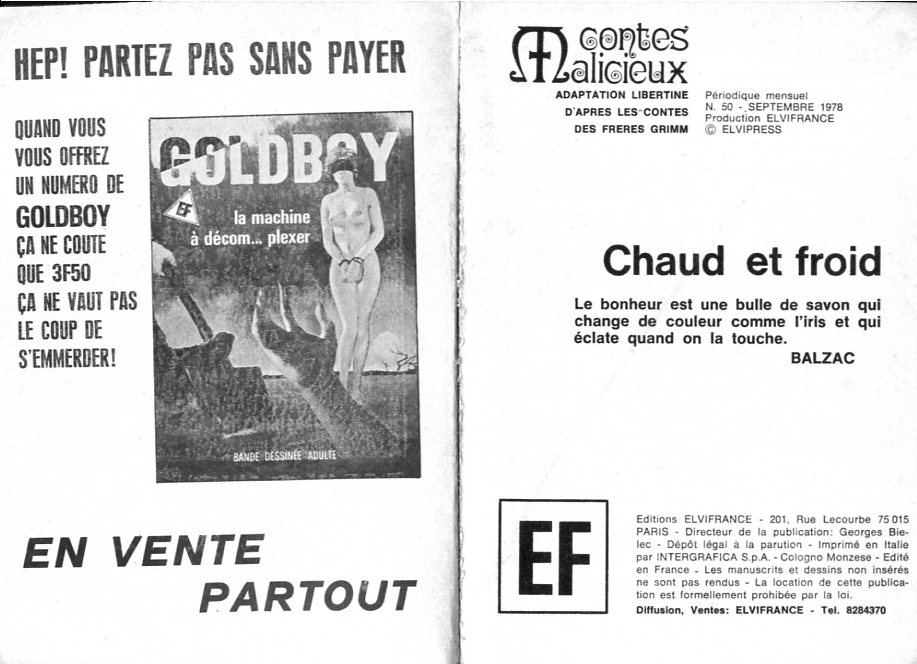 PFA - Contes Malicieux #50 Chaud et froid page 2 full