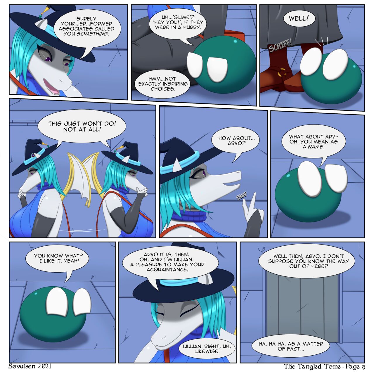 The Tangled Tome page 10 full