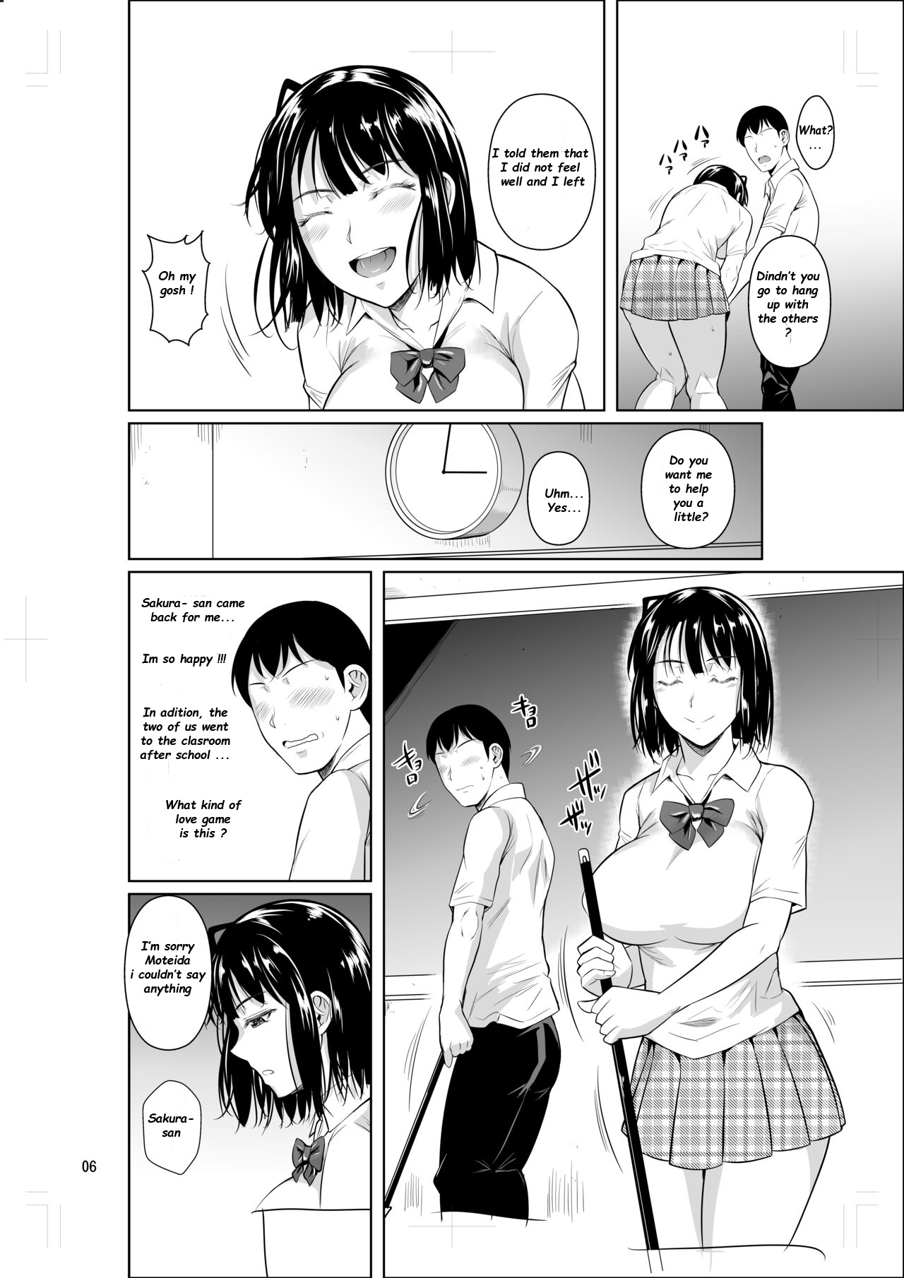 Bocchi no Mob ga Tadashii Sentaku o Shite Seiso Shoujo to Tsukiau. Mochiron Sex mo Suru page 7 full