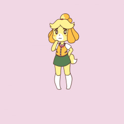 Pompuffy - Animal Crossing Isabelle Weight Gain Sequence 2