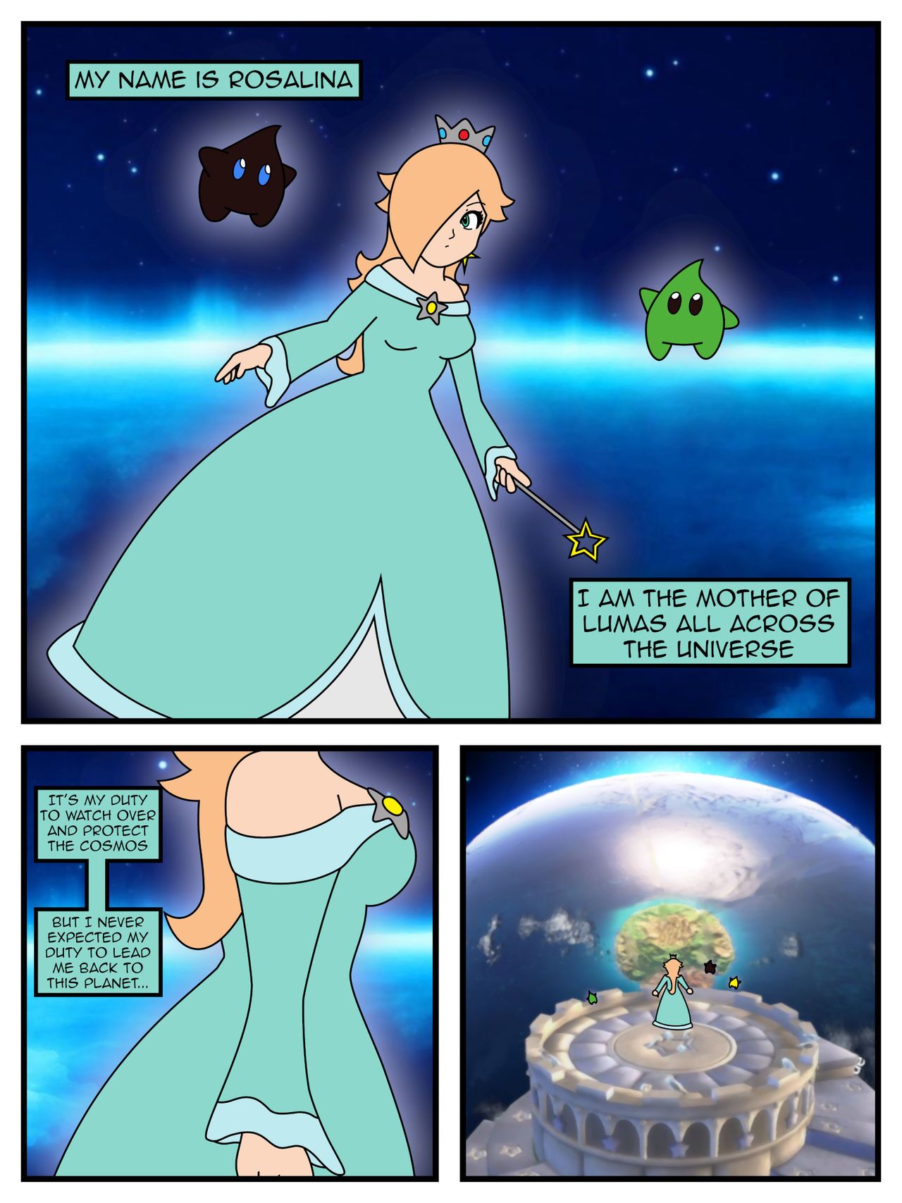 Rosalina and the Prankster Comet page 2 full