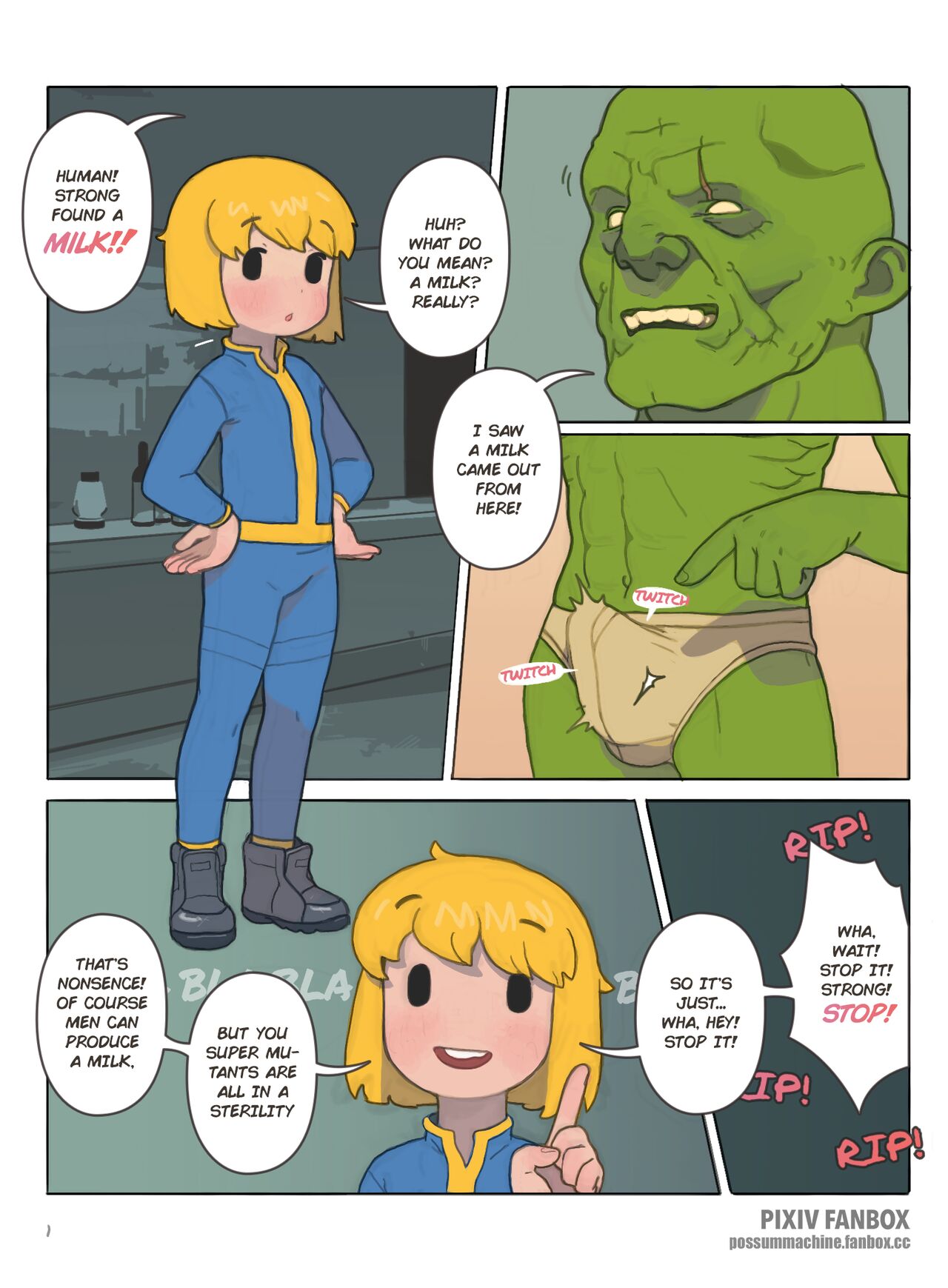 Vaultgirl and milk page 2 full