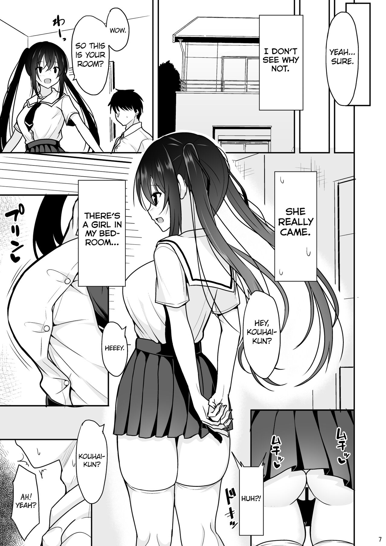 Ecchi ni Hagemashite Kureru Kogara na Senpai | A Petite Senpai who Encourages Me to Get Dirty page 6 full