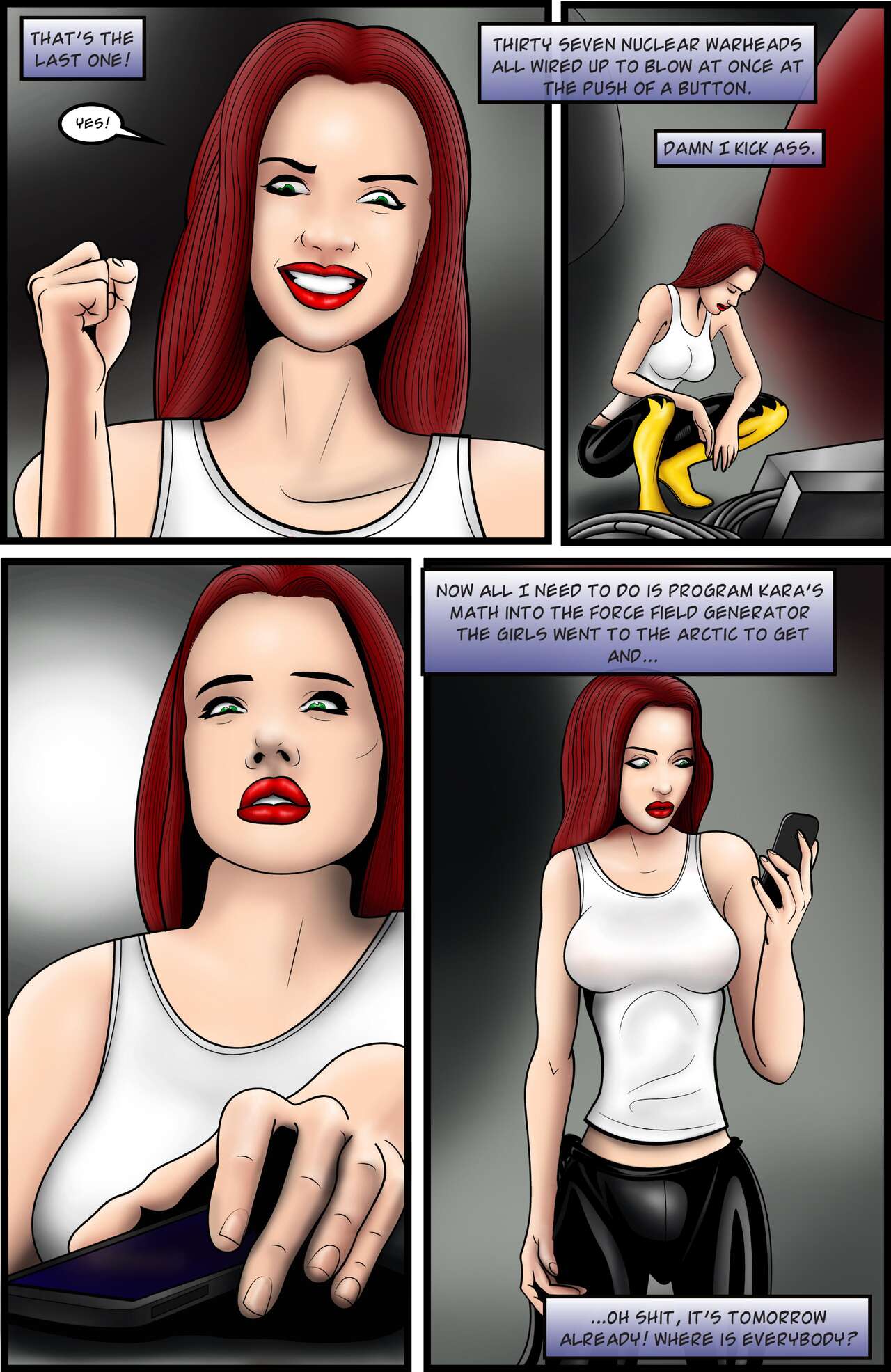 Supergirl: Issue #14 - A schism with destiny Part 3 page 6 full