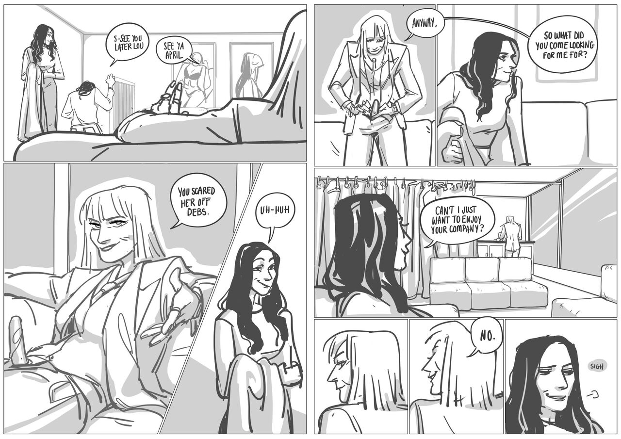 Standing There: A Debbie/Lou fan comic page 4 full