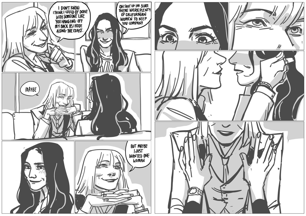Standing There: A Debbie/Lou fan comic page 6 full