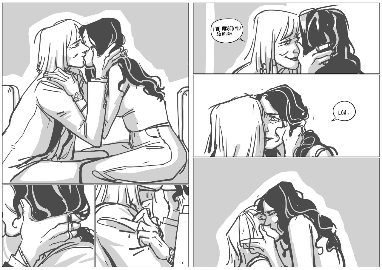 Standing There: A Debbie/Lou fan comic page 7 full