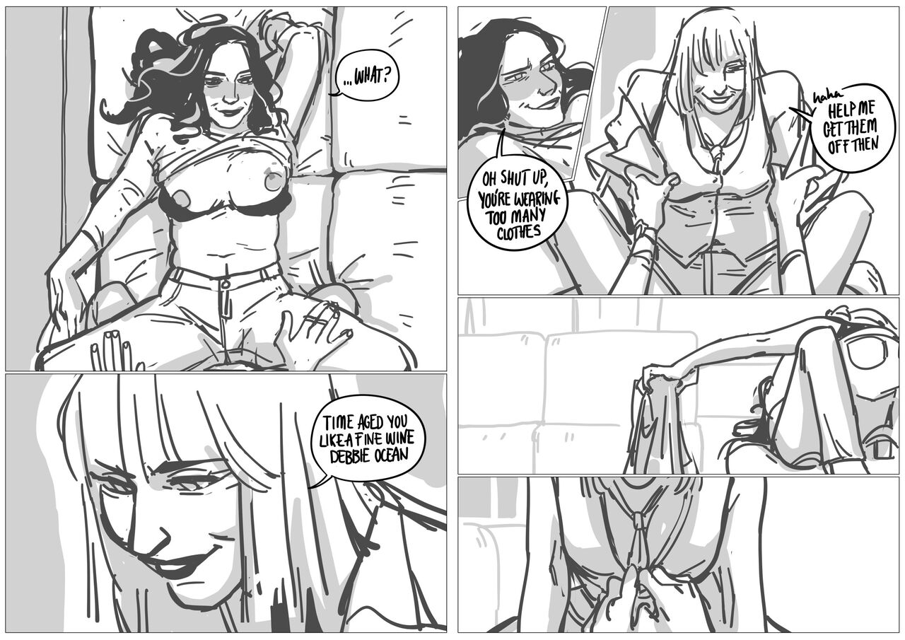 Standing There: A Debbie/Lou fan comic page 9 full