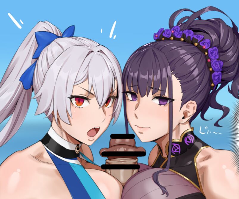 Tomoe Gozen & Murasaki Shikibu Double Paizuri Battle page 1 full