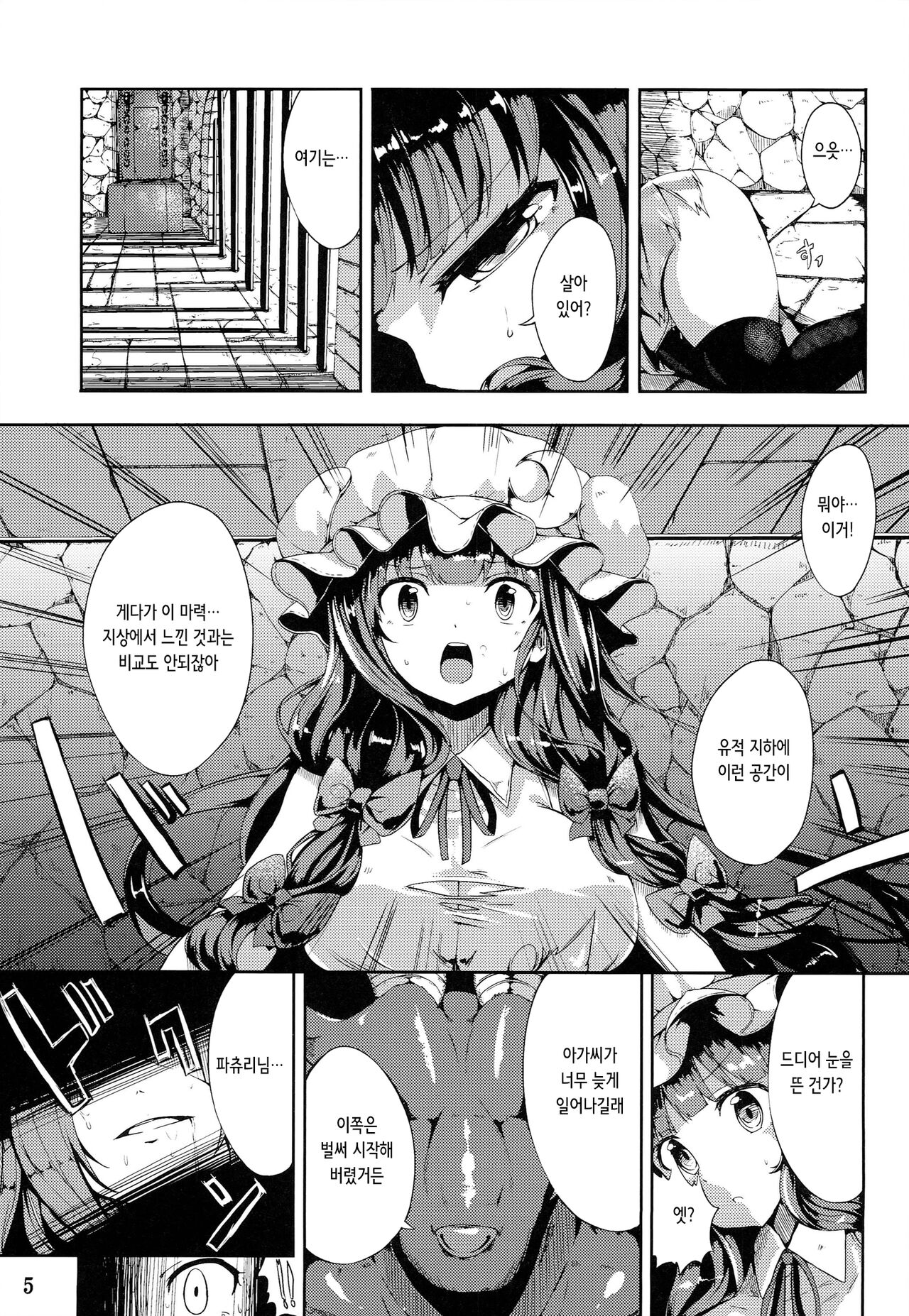 Majokko Patchouli-tan Daku | 마녀 아가씨 파츄리땅 탁 page 5 full