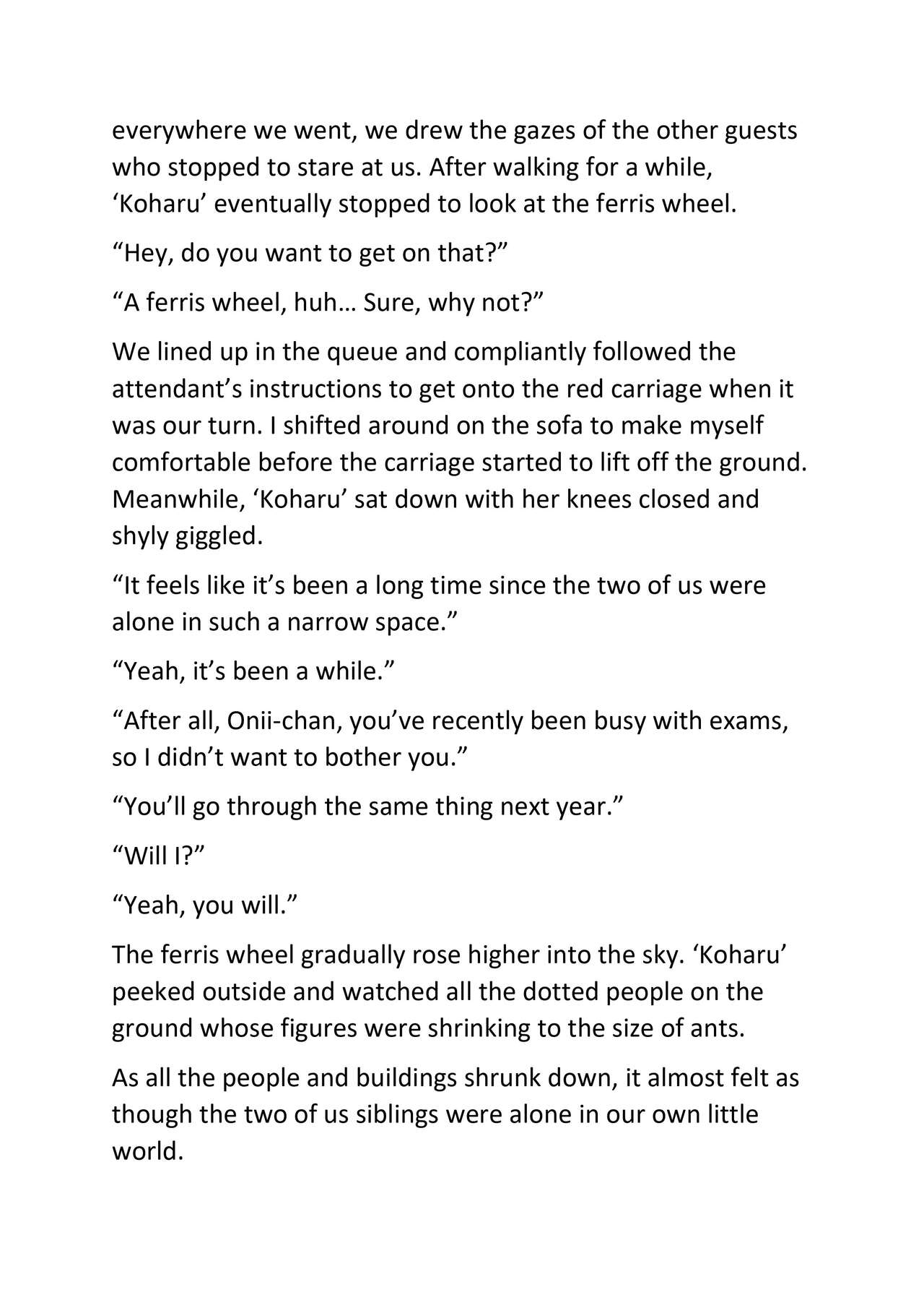 Siblings' Daily Life Chapter Six - Amusement Park Day page 10 full