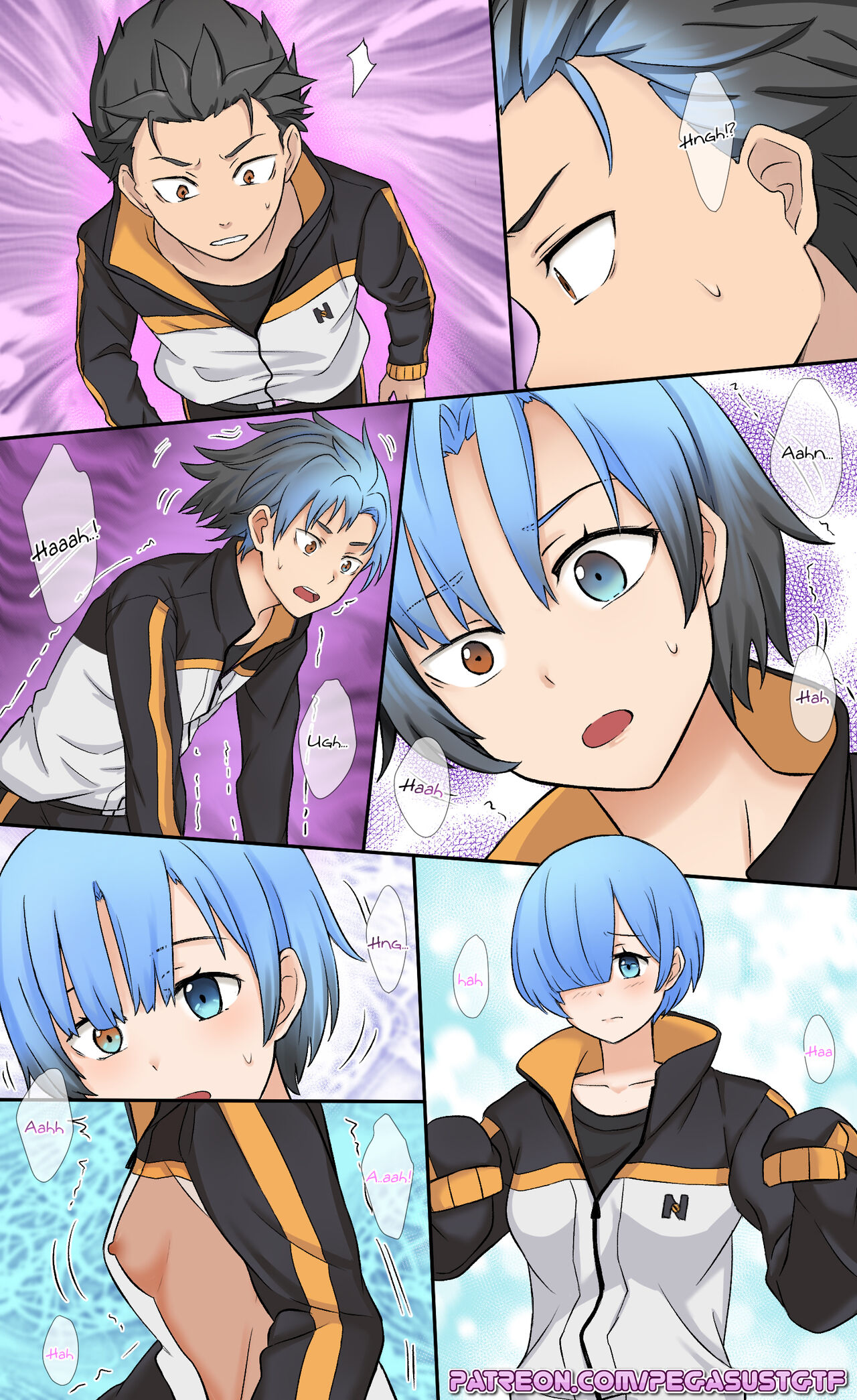 Subaru into Rem page 1 full