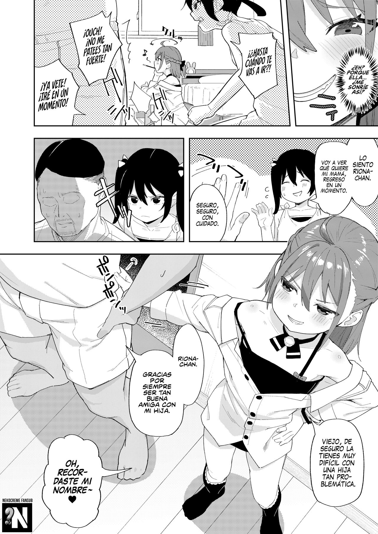 Musume no Tomodachi no Mesugaki ni Okasaremashita | Fuí Violado por una Mocosa que es Amiga de mi Hija page 4 full