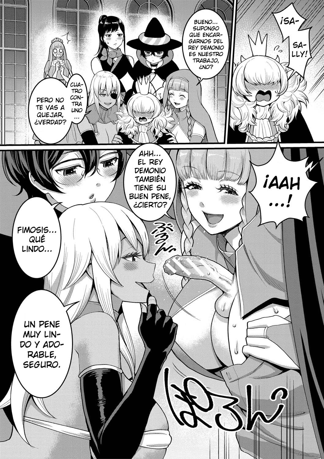 ChinTrai Quest V ~Boku to Inma to Chijo-tachi to Orowareshi Himegimi~ | Expedición de entrenamiento de pene V ~Yo, el súcubo, algunas mujeres pervertidas y una princesa maldita~ page 4 full