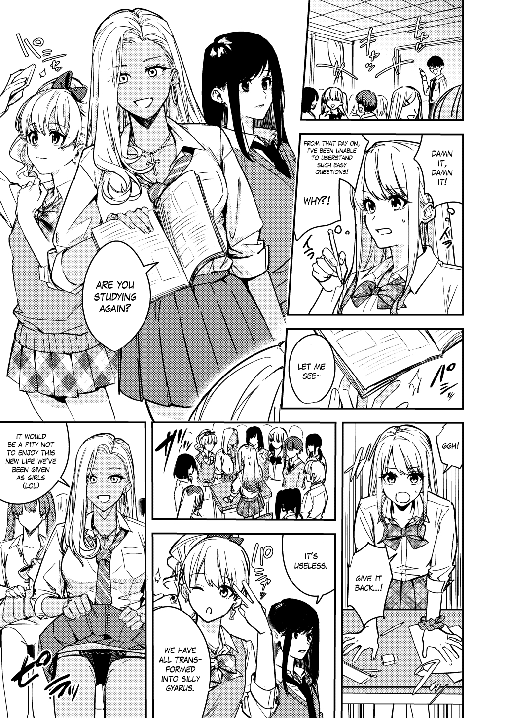 Shuudan Jotaika Gyaru, Ochiru | Mass-Gender Bended Gyarus, Fall into Depravity page 10 full
