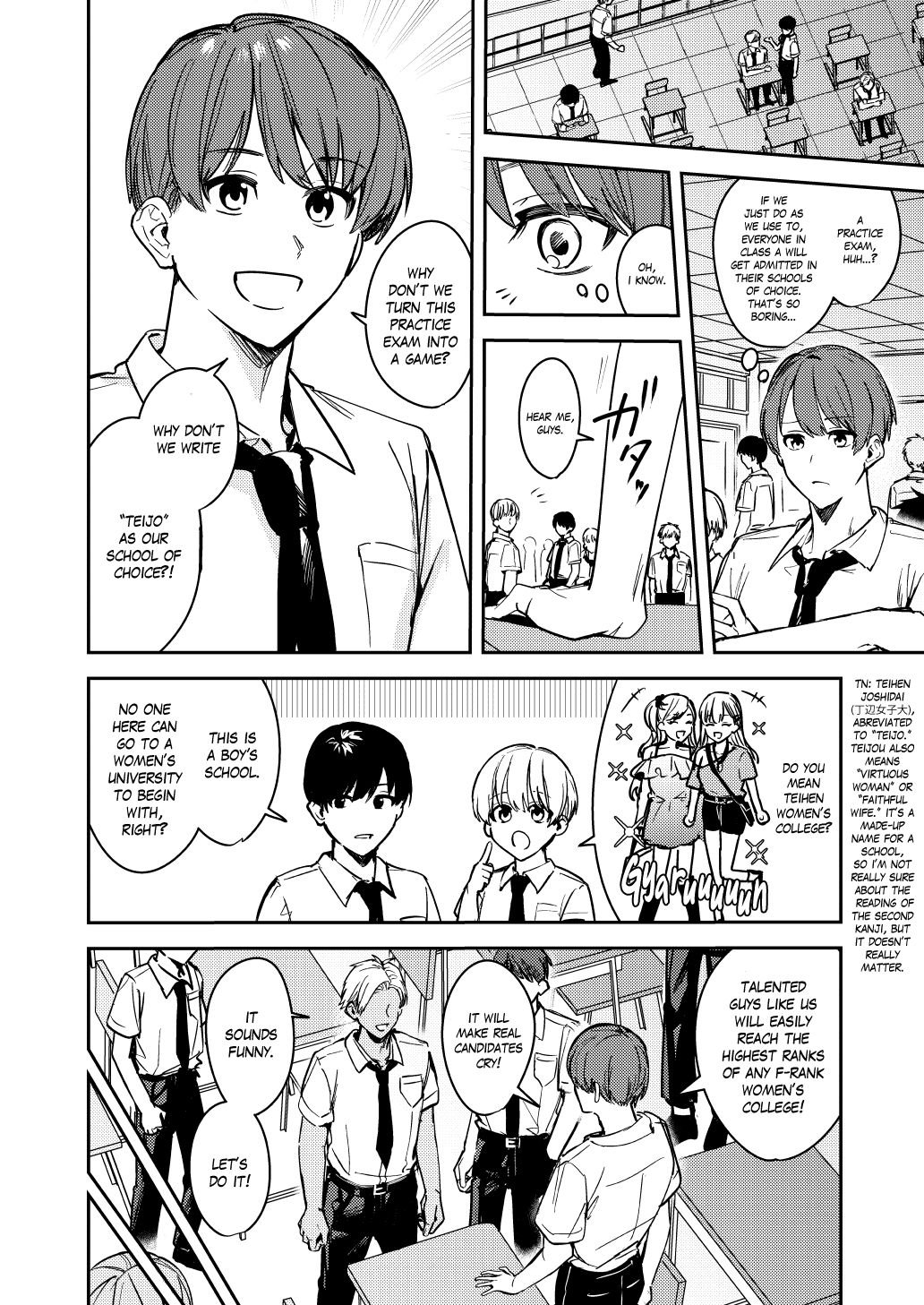 Shuudan Jotaika Gyaru, Ochiru | Mass-Gender Bended Gyarus, Fall into Depravity page 3 full
