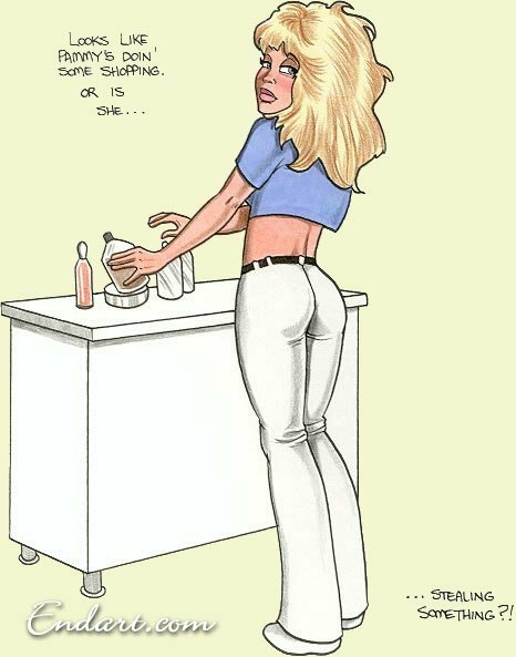 - Spanking Pamalee #7 - Mall Thief page 1 full