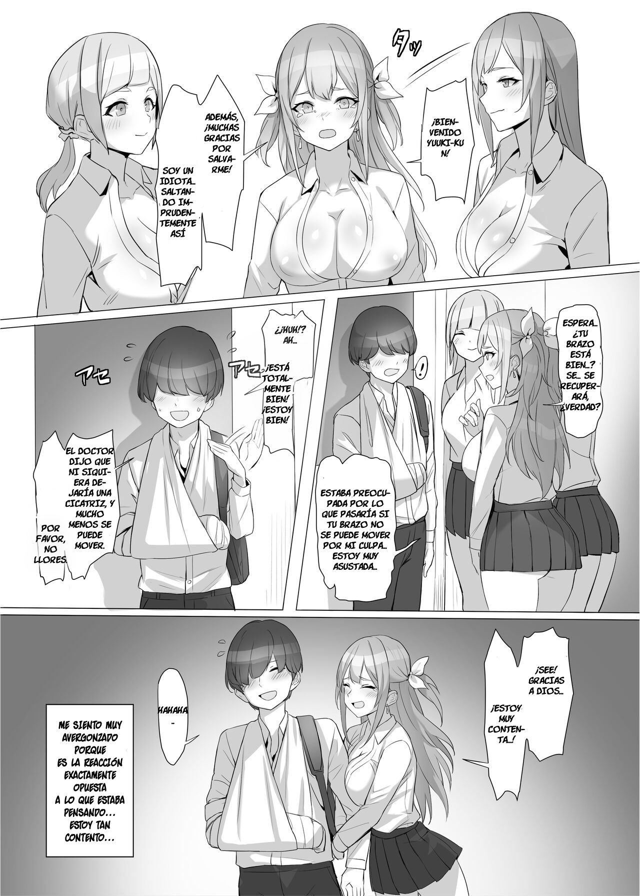I saved a gal, then I think I reincarnated into another world and my life as a riajuu began! Gal o Tasuketara Isekai Tenseikyuu no ReaJuu Seikatsu ga Hajimatta! page 9 full