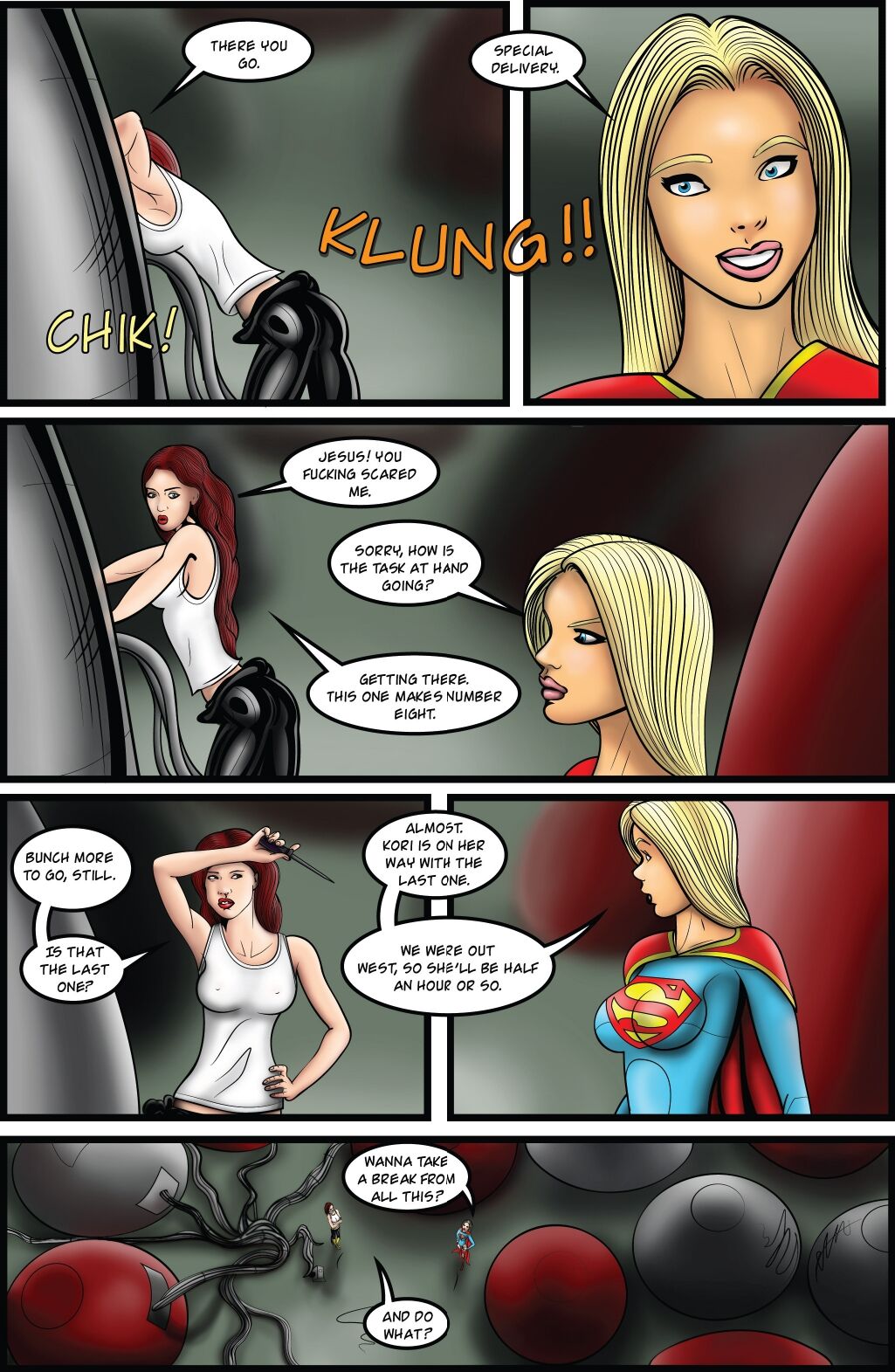 Supergirl: Issue #13 - A schism with destiny Part 2 page 3 full