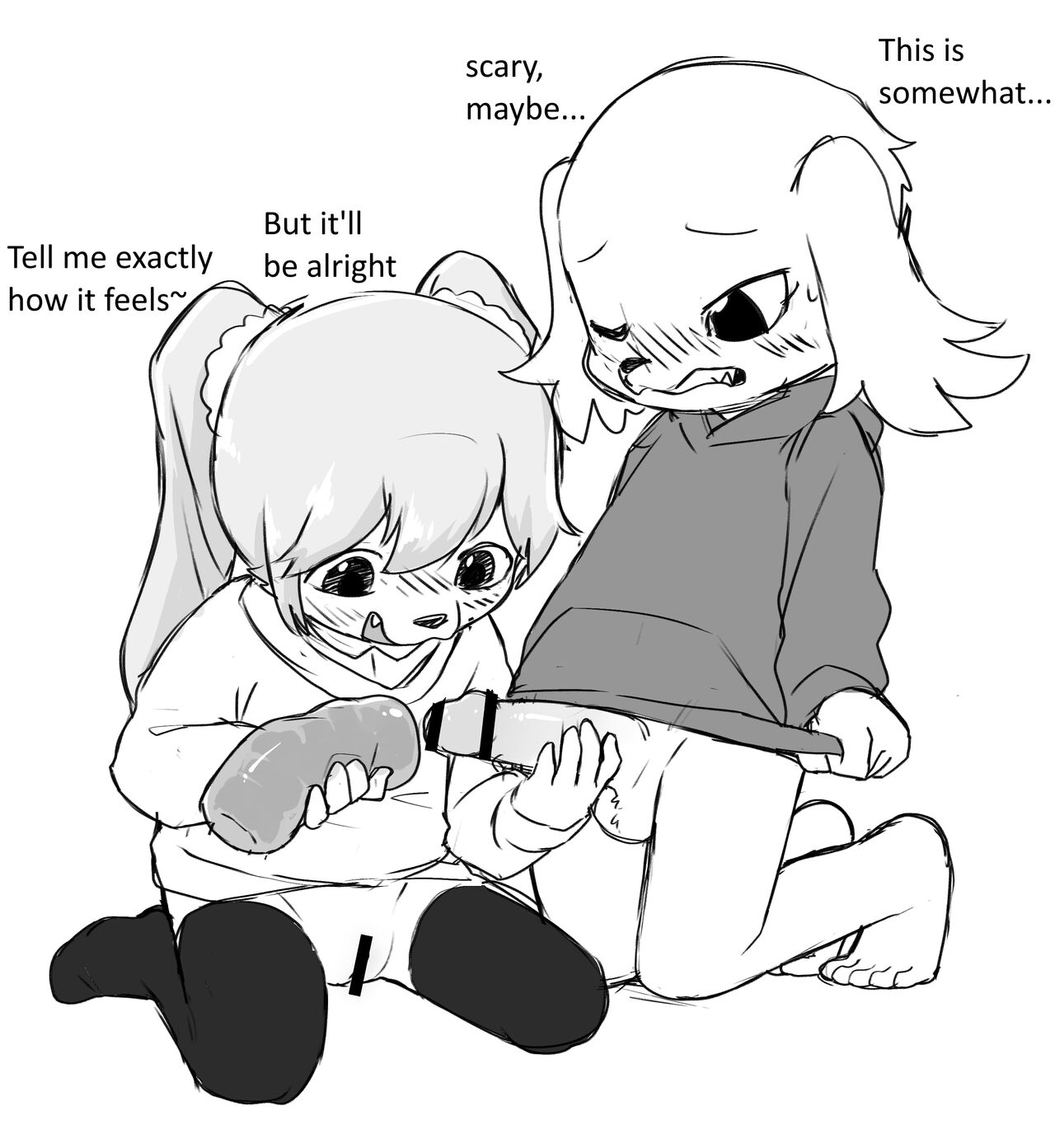 Manmosu Marimo - 3 horny brats page 6 full