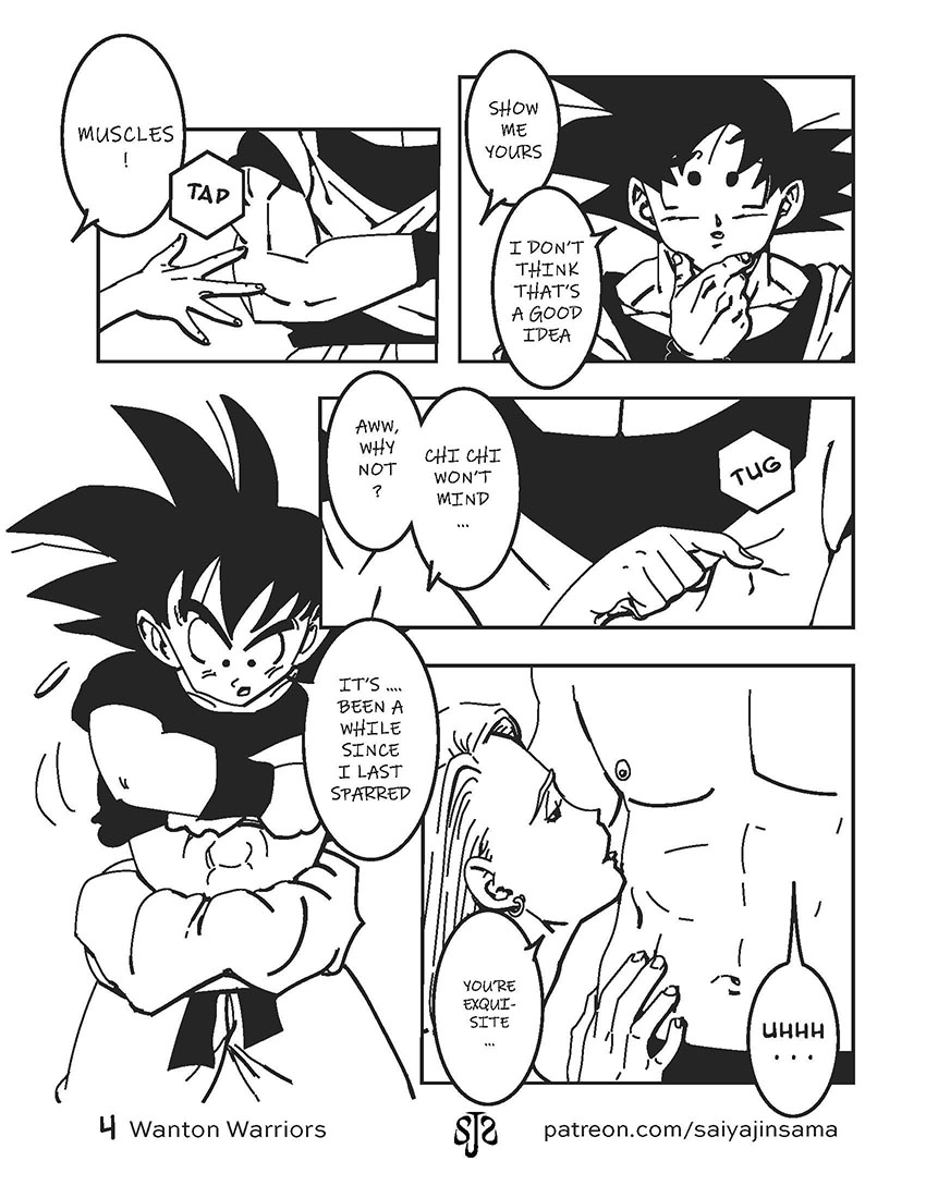 Wanton Warriors #1 - Goku, #18 & Vegeta - Page 5 - IMHentai