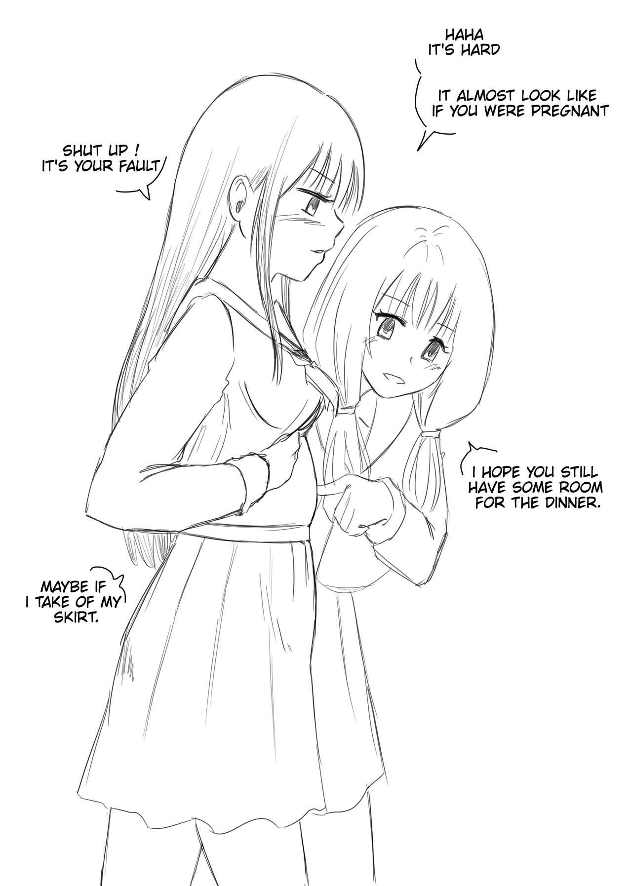 My Girlfriend Makes Me Overeat page 9 full