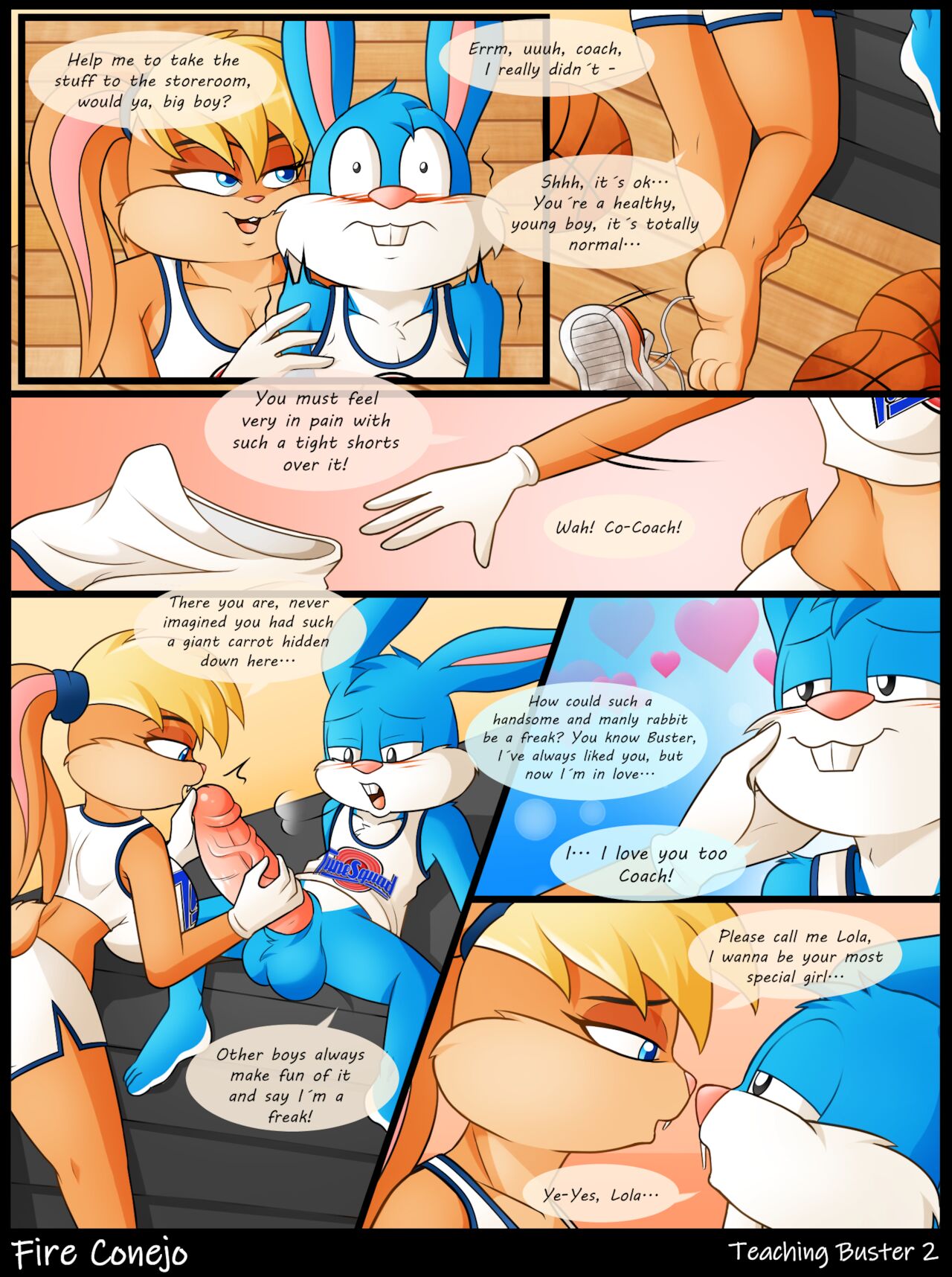 Fire Conejo - Teaching Buster page 3 full