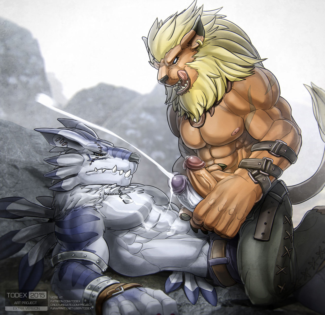 Leomon + WereGarurumon page 3 full