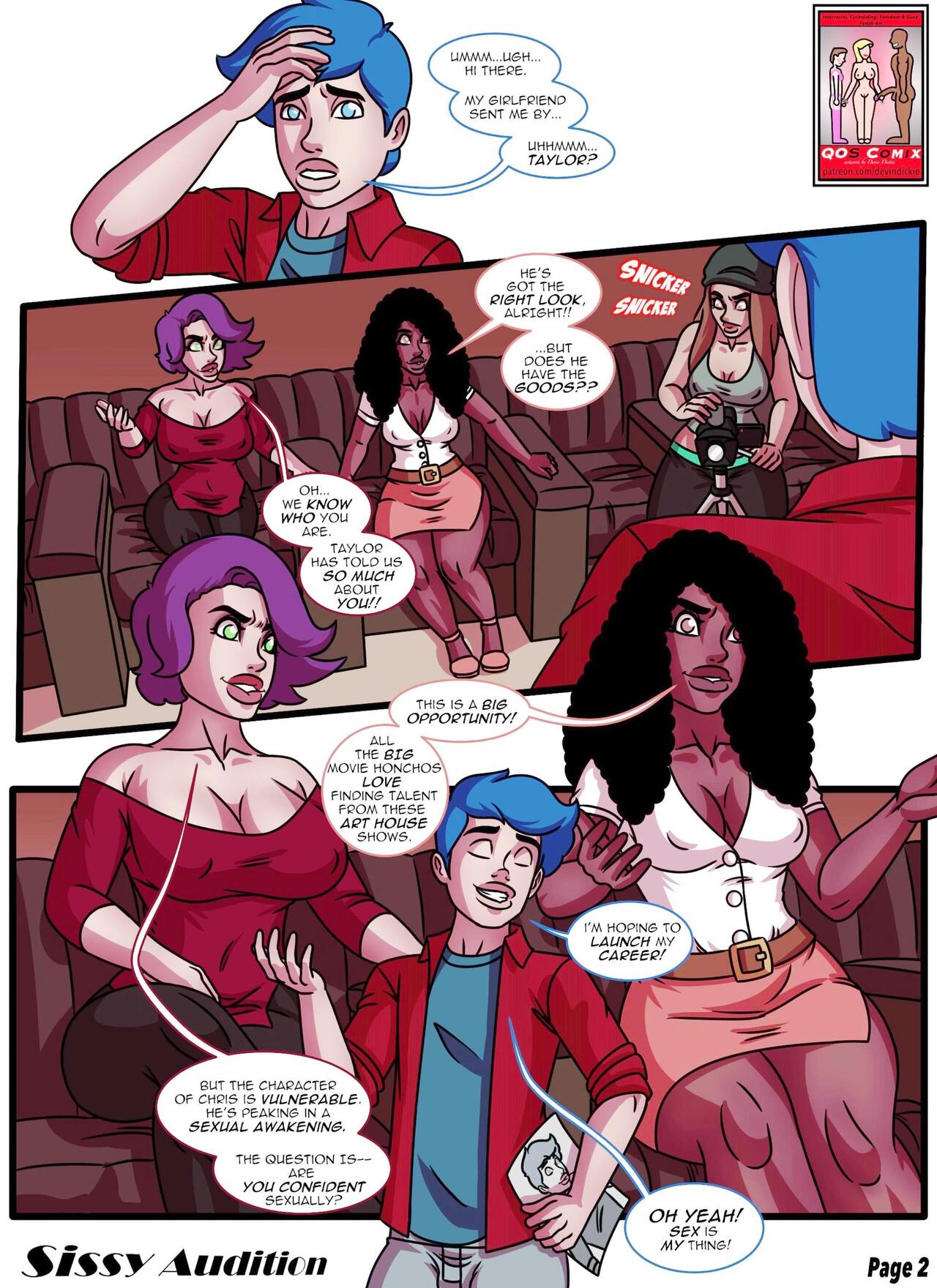 Devin Dickie - Sissy Audition page 3 full