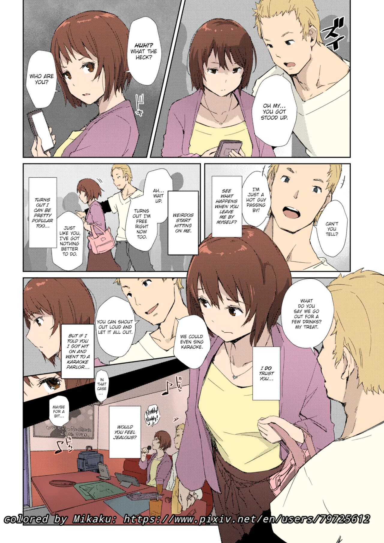 Misunderstanding Love Hotel Netorare  & Kimi no na wa: After Story - Mitsuha ~Netorare~ page 4 full