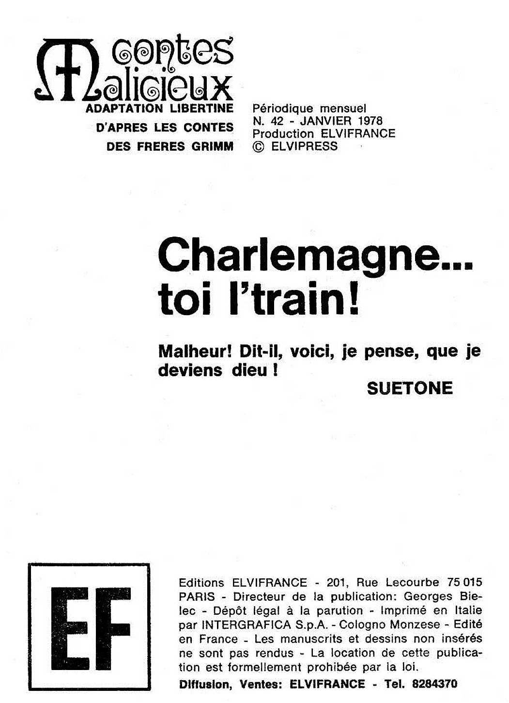Charlemagne. . . toi l' train! page 3 full