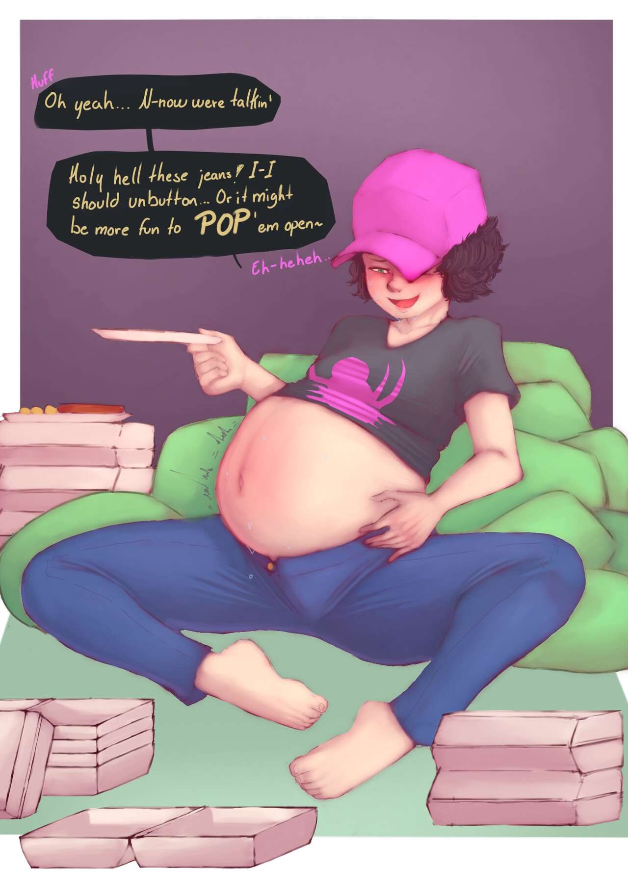 Nala's "me time" stuffing page 3 full