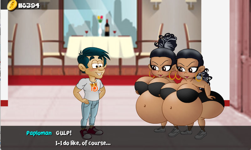 Hungry Girls Game: Twin's Tempting Fattening #3 page 10 full