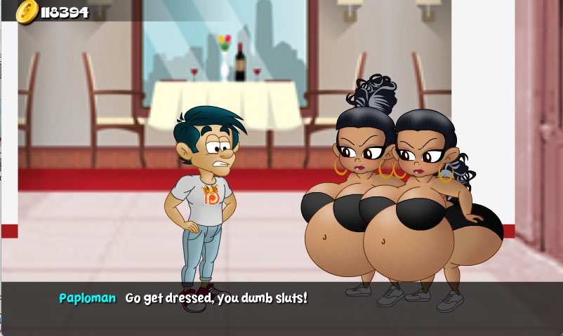 Hungry Girls Game: Twin's Tempting Fattening #3 page 7 full