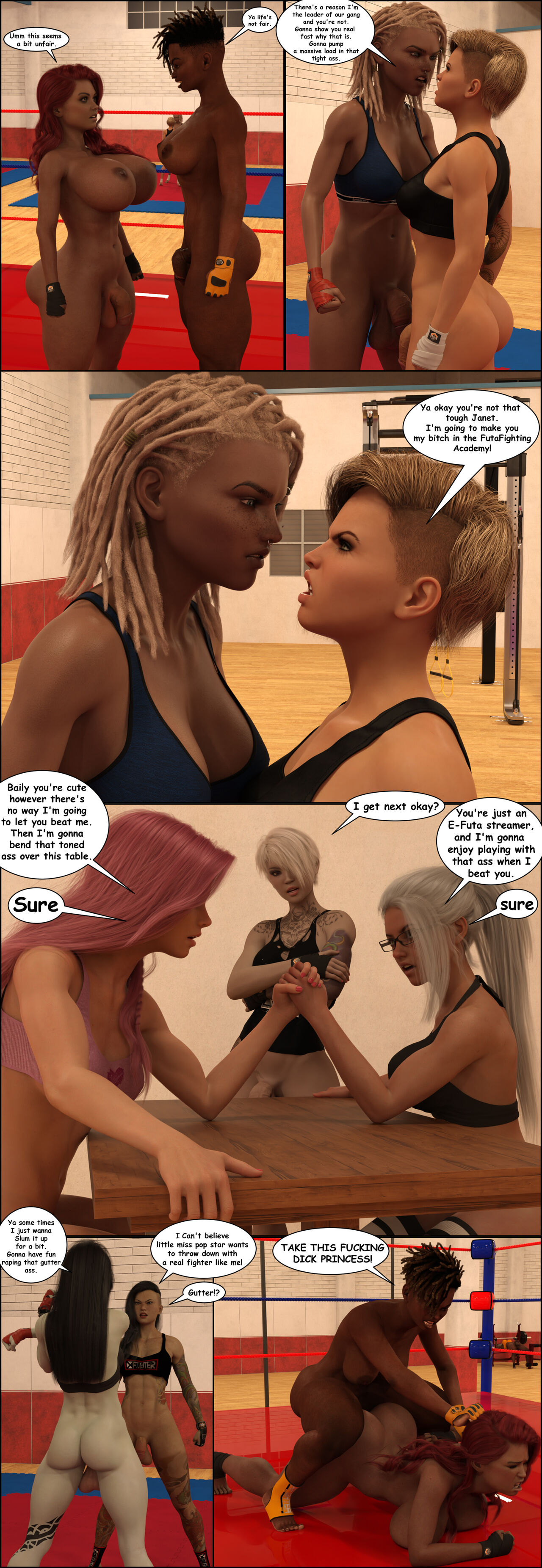 FutaFighters Gym Activities page 2 full
